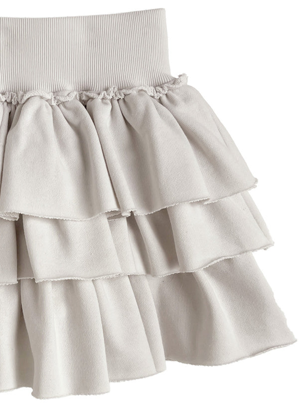 日本直送 [預購] 薄衛衣料·蛋糕短裙 ◍ 3色入