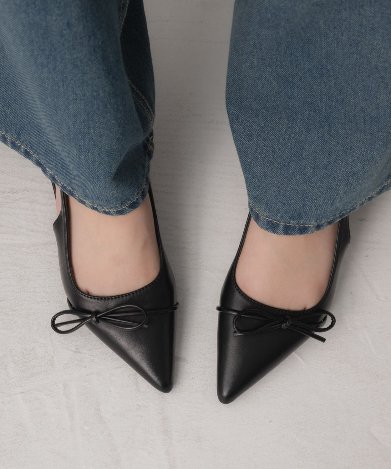 日本直送 [預購] 尖頭·低跟氣質穆勤鞋 ◍ 3色入