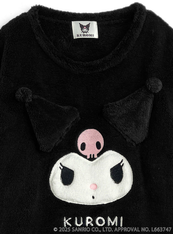 日本直送 [預購] 日版Sanrio 一套2件setup ⇉ 毛絨絨上衣➕短褲 (My Melody｜ Kuromi)