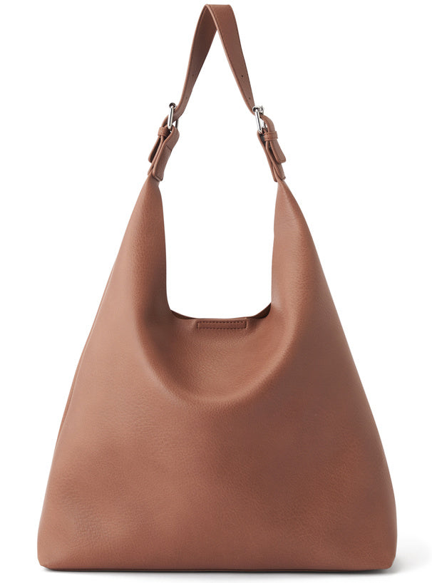 日本直送 [預購] 合成皮革·輕柔單肩袋 ◍ 2色入