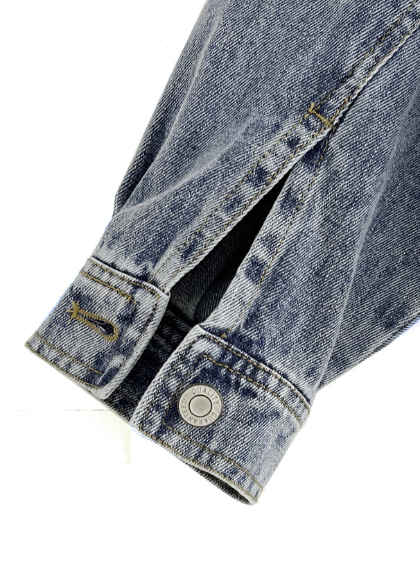 日本直送 [預購] 100% Cotton☁️ 寬鬆休閑牛仔外套 ◍ 2色入