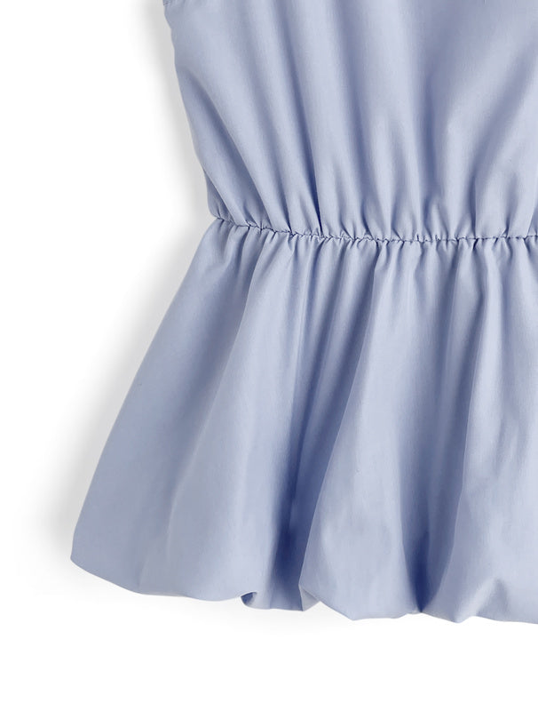 日本直送 [預購] 圓領·泡泡下擺背心 ◍ 3色入