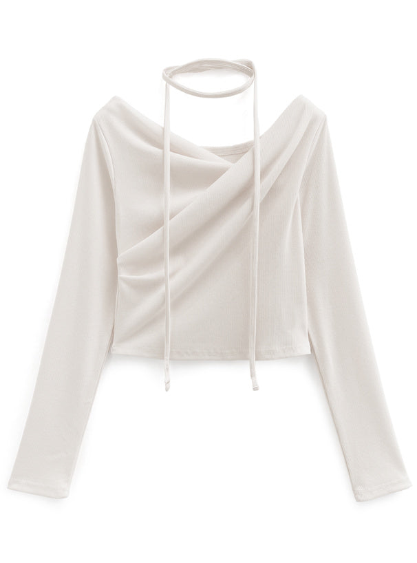 日本直送 [預購] 配Choker ·露肩上衣 ◍ 4色入