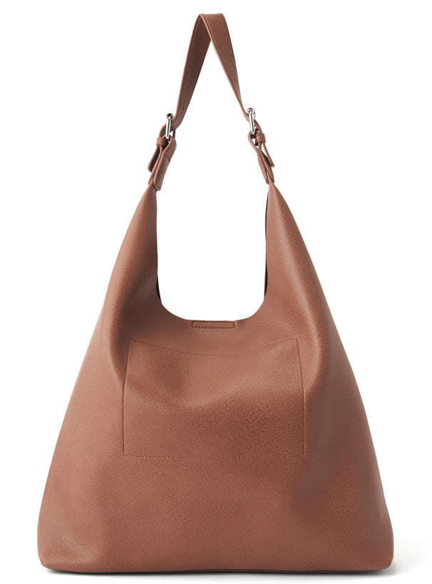 日本直送 [預購] 合成皮革·輕柔單肩袋 ◍ 2色入