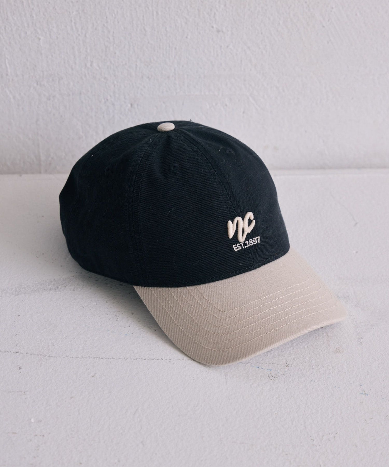 日本直送 [預購] 拼色·刺繡字Cap帽仔 ◍ 2色入
