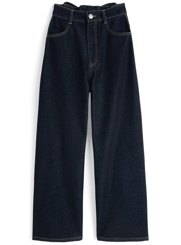 日本直送 [預購] 後蝴蝶౨ৎ 棉料牛仔褲 ◍ 2色入