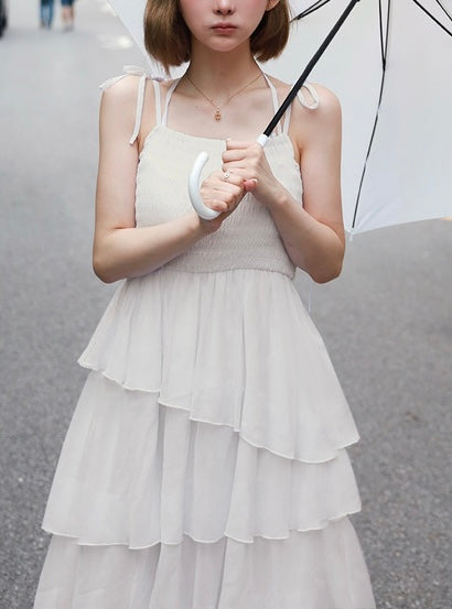 日本直送 [預購] 蝴蝶౨ৎ肩綁帶·蛋糕連身裙 ◍ 3色入