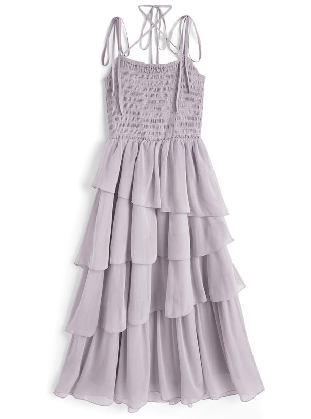 日本直送 [預購] 蝴蝶౨ৎ肩綁帶·蛋糕連身裙 ◍ 3色入