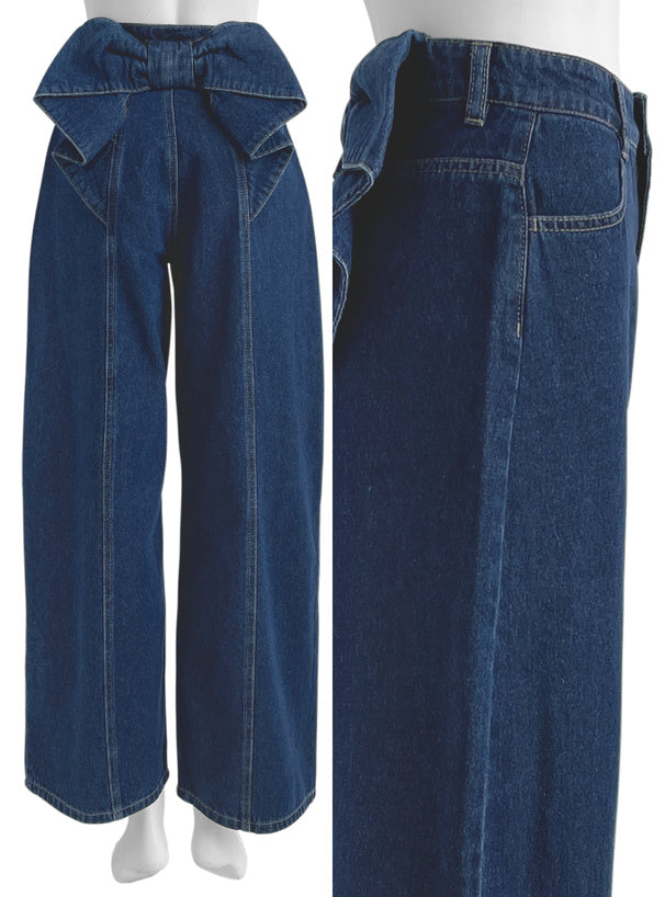 日本直送 [預購] 後蝴蝶౨ৎ 棉料牛仔褲 ◍ 2色入