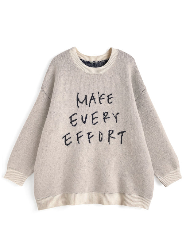 日本直送 [預購] 柔軟·親膚·圓領針織上衣 ◍ 4色入