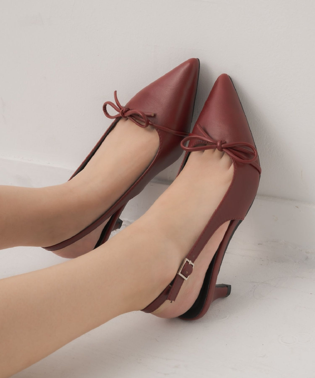 日本直送 [預購] 尖頭·低跟氣質穆勤鞋 ◍ 3色入