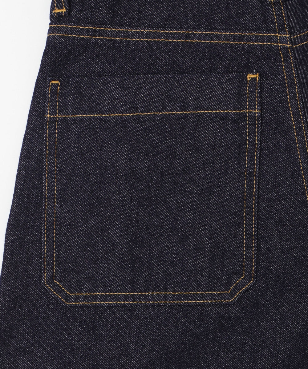 日本直送 [預購] 綿100%☁️寬鬆牛仔褲 (靛藍 インディゴ)