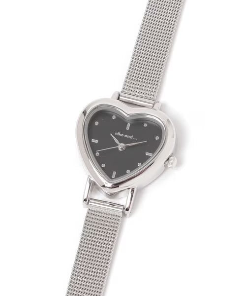 日本直送 [有限量預購] Niko and.. 100分可愛日本心心面手錶 ◍ 3色入