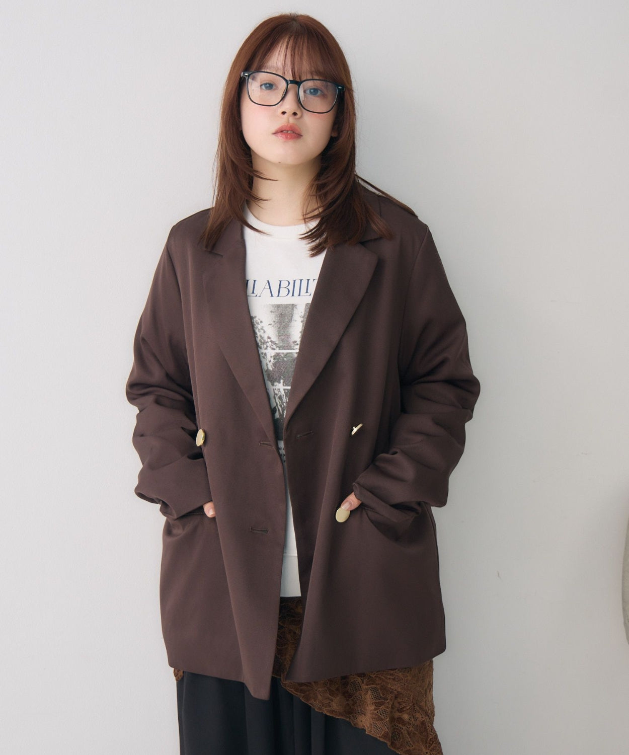 日本直送 [預購] 雙鈕扣·中薄料西裝外套 ◍ 3色入