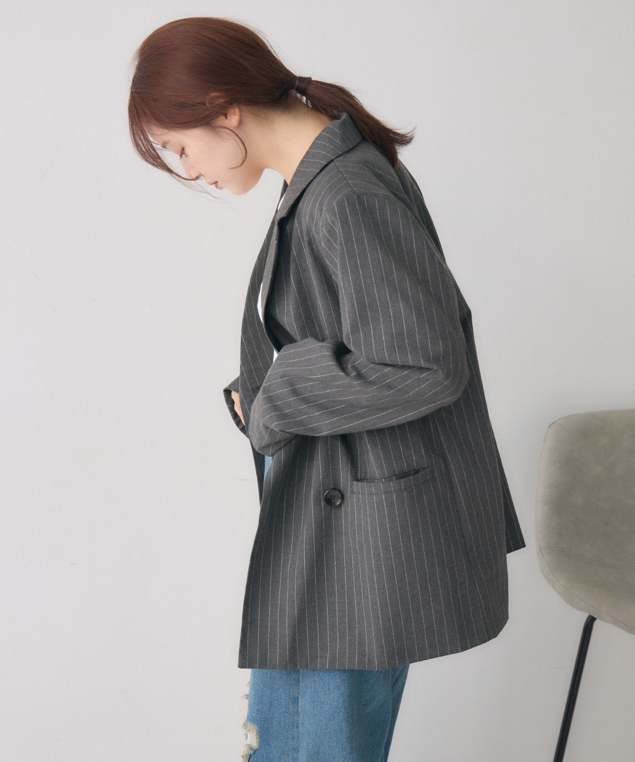 日本直送 [預購] 雙鈕扣·中薄料西裝外套 ◍ 3色入