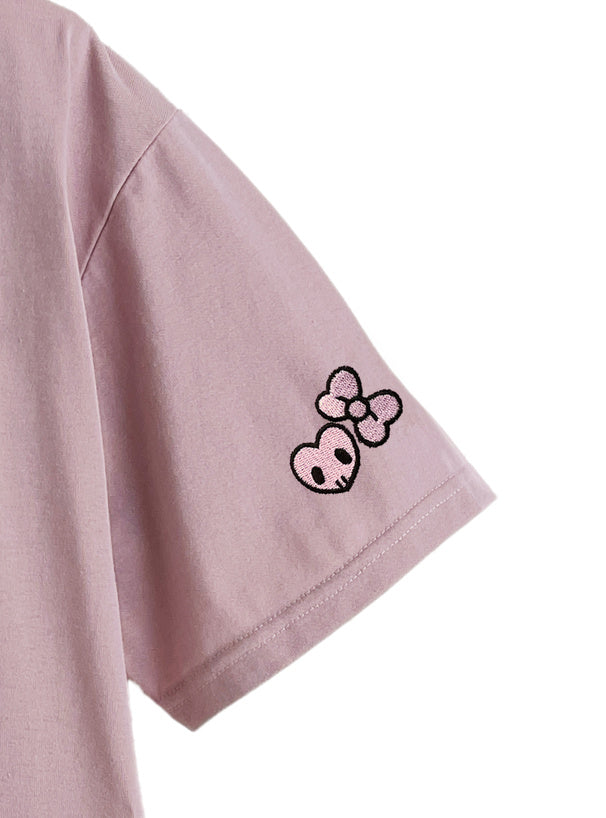 日本直送 [預購] 日版Sanrio剌繡圖·棉料上衣 ◍ 2色入