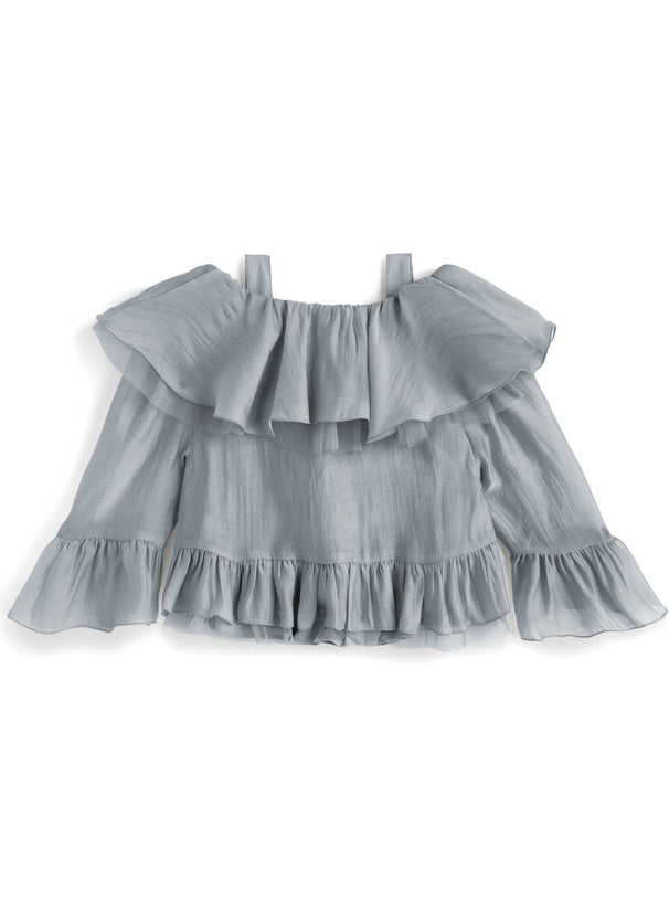 日本直送 [預購] 一套2件 ⇉ 雪紡蝴蝶綁帶外套➕背心仔 ◍ 3色入