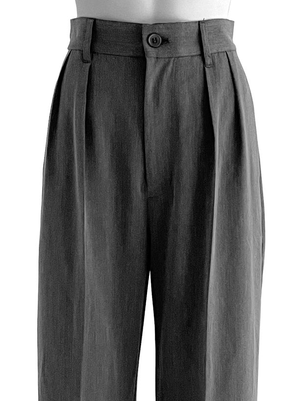 日本直送 [預購] 前褶骨·靚版型寬腳褲 ◍ 4色入