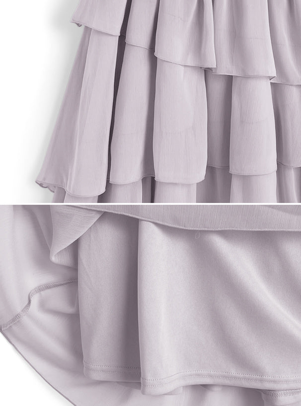 日本直送 [預購] 蝴蝶౨ৎ肩綁帶·蛋糕連身裙 ◍ 3色入