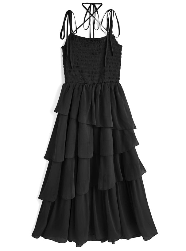 日本直送 [預購] 蝴蝶౨ৎ肩綁帶·蛋糕連身裙 ◍ 3色入