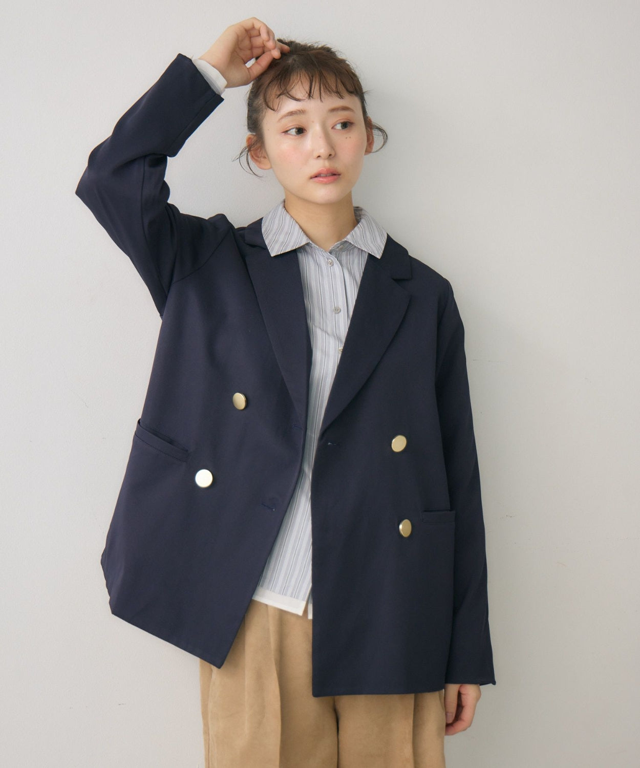 日本直送 [預購] 雙鈕扣·中薄料西裝外套 ◍ 3色入