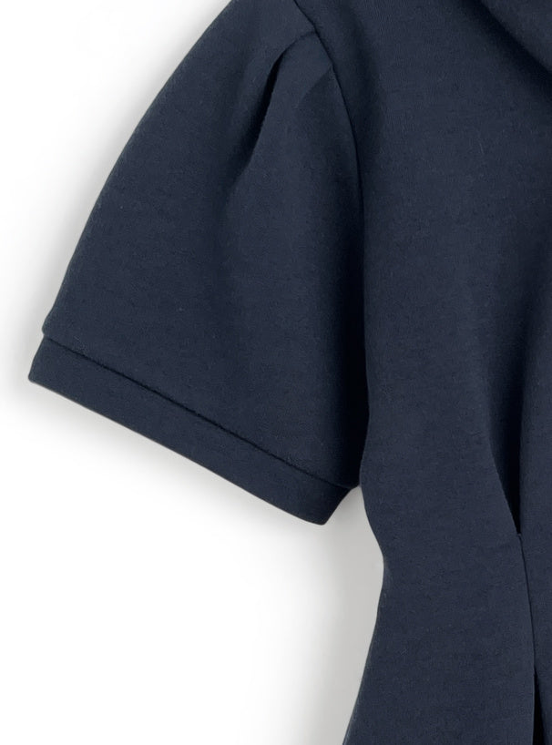 日本直送 [預購] Polo領口·修腰Aline連身裙 ◍ 2色入