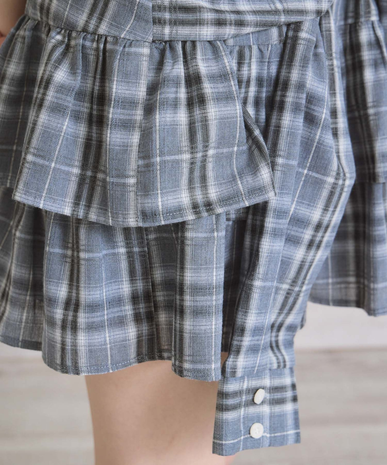 日本直送 [預購] 格仔·恤衫料短裙 ◍ 2色入