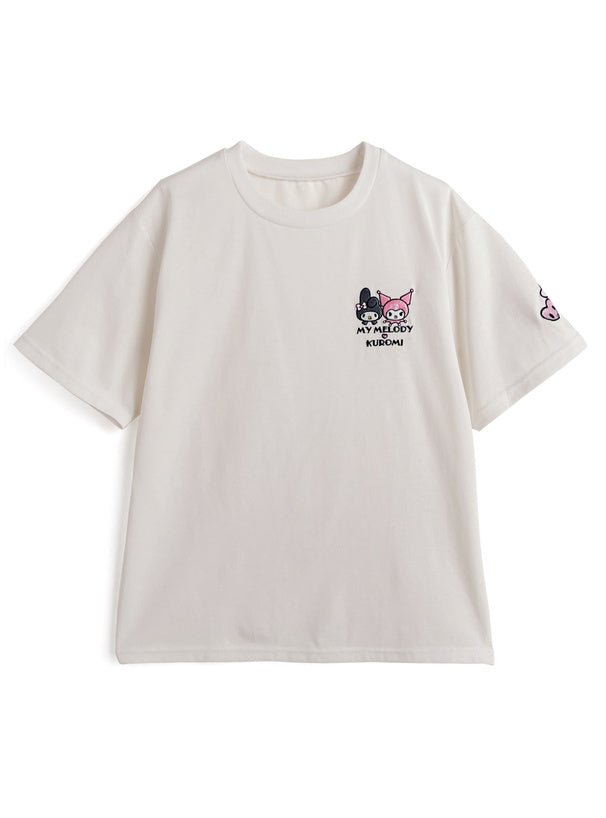 日本直送 [預購] 日版Sanrio剌繡圖·棉料上衣 ◍ 2色入
