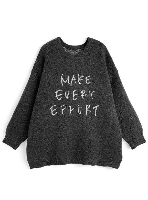 日本直送 [預購] 柔軟·親膚·圓領針織上衣 ◍ 4色入