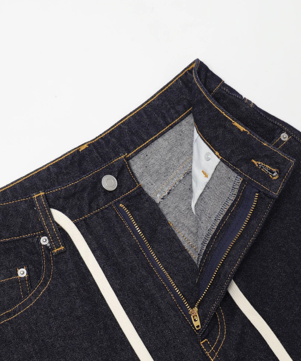 日本直送 [預購] 綿100%☁️寬鬆牛仔褲 (靛藍 インディゴ)