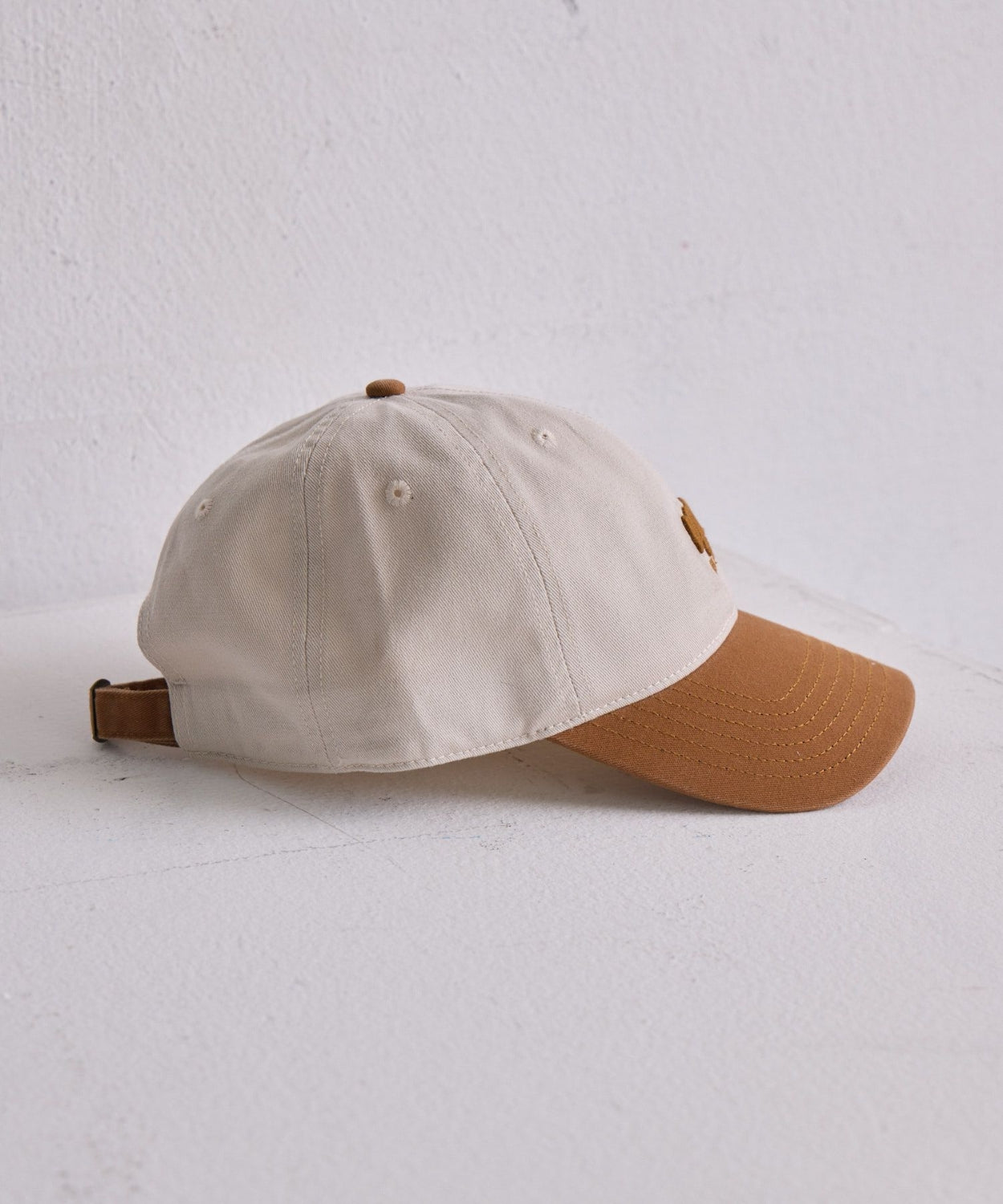 日本直送 [預購] 拼色·刺繡字Cap帽仔 ◍ 2色入
