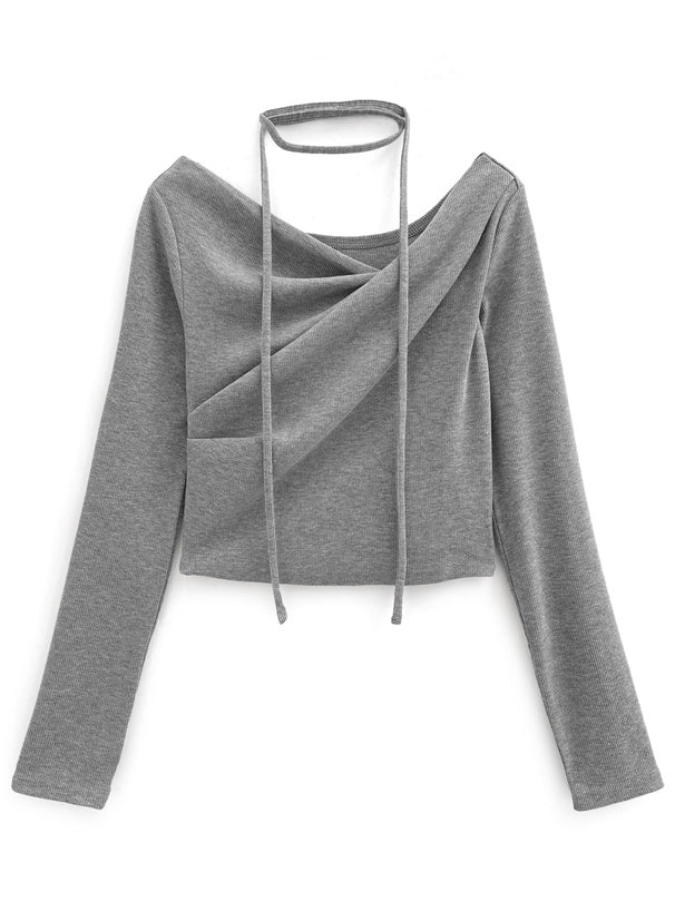 日本直送 [預購] 配Choker ·露肩上衣 ◍ 4色入