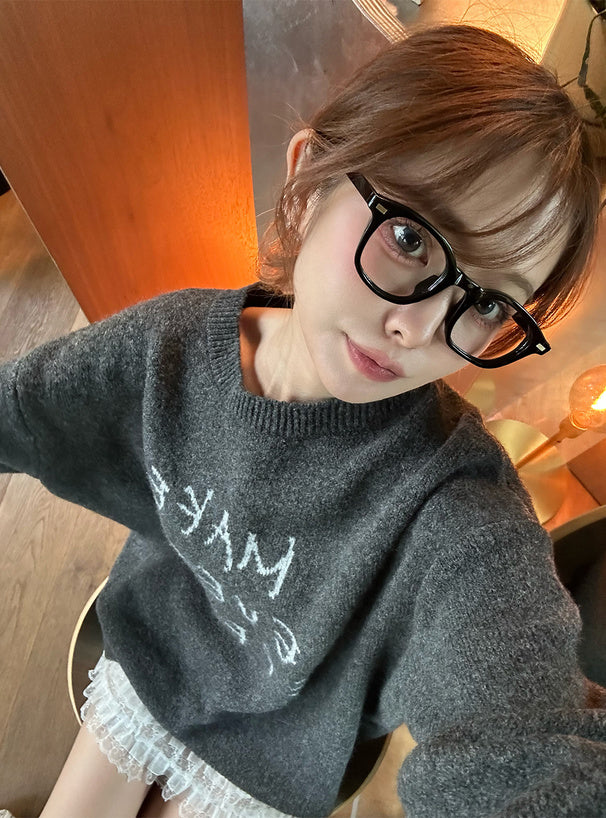 日本直送 [預購] 柔軟·親膚·圓領針織上衣 ◍ 4色入