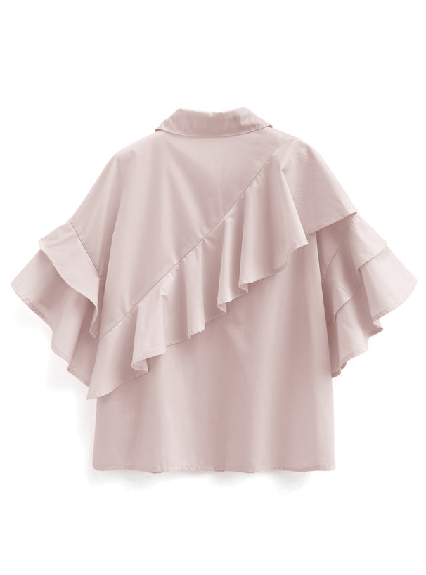 日本直送 [現貨 / 預購] Ruffle荷葉邊·層次感滿滿上衣 ◍ 4色入