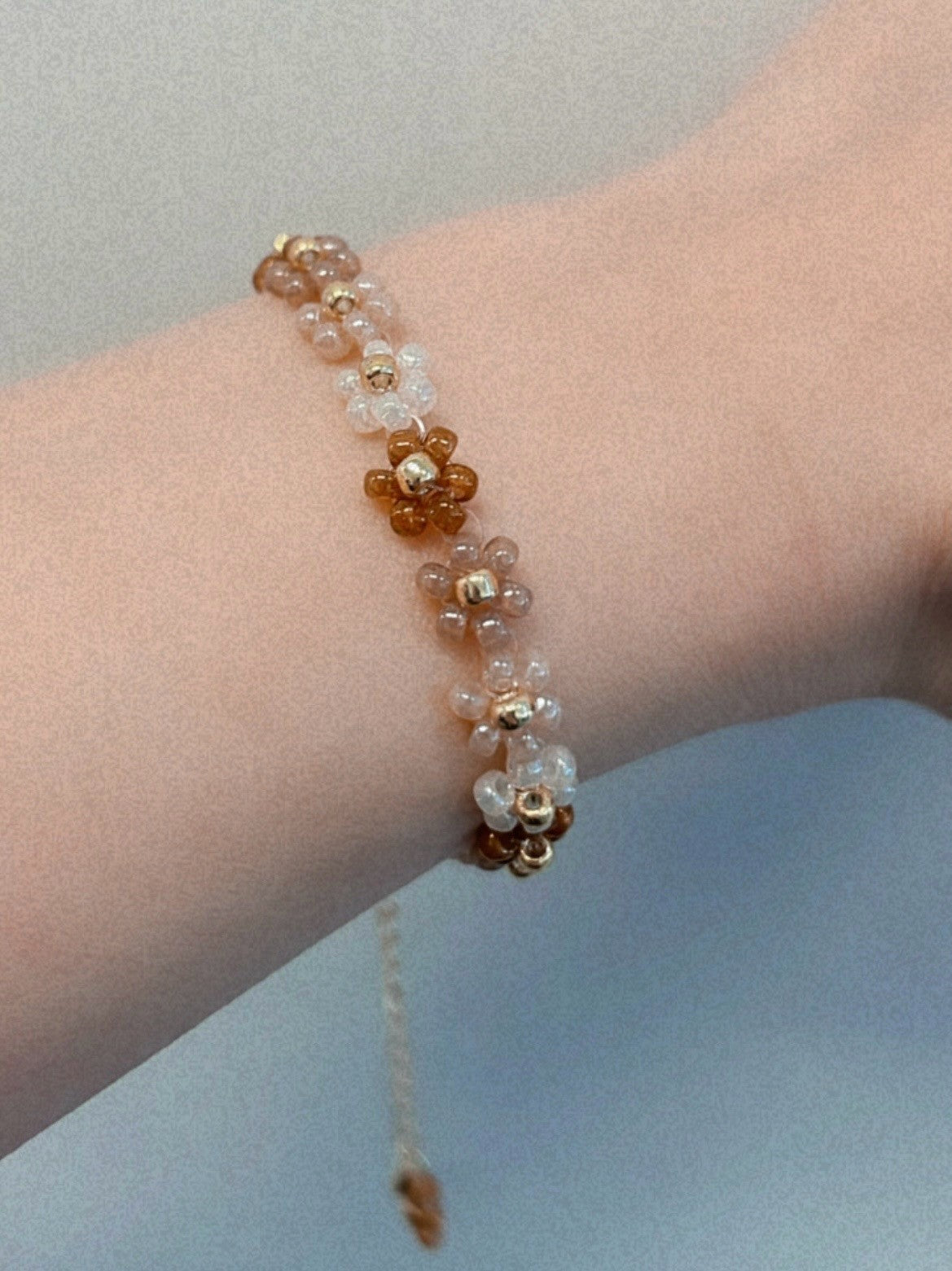 Made in Korea [預購] ❀ KR Floral Bracelet ◍ Lavender / Amber