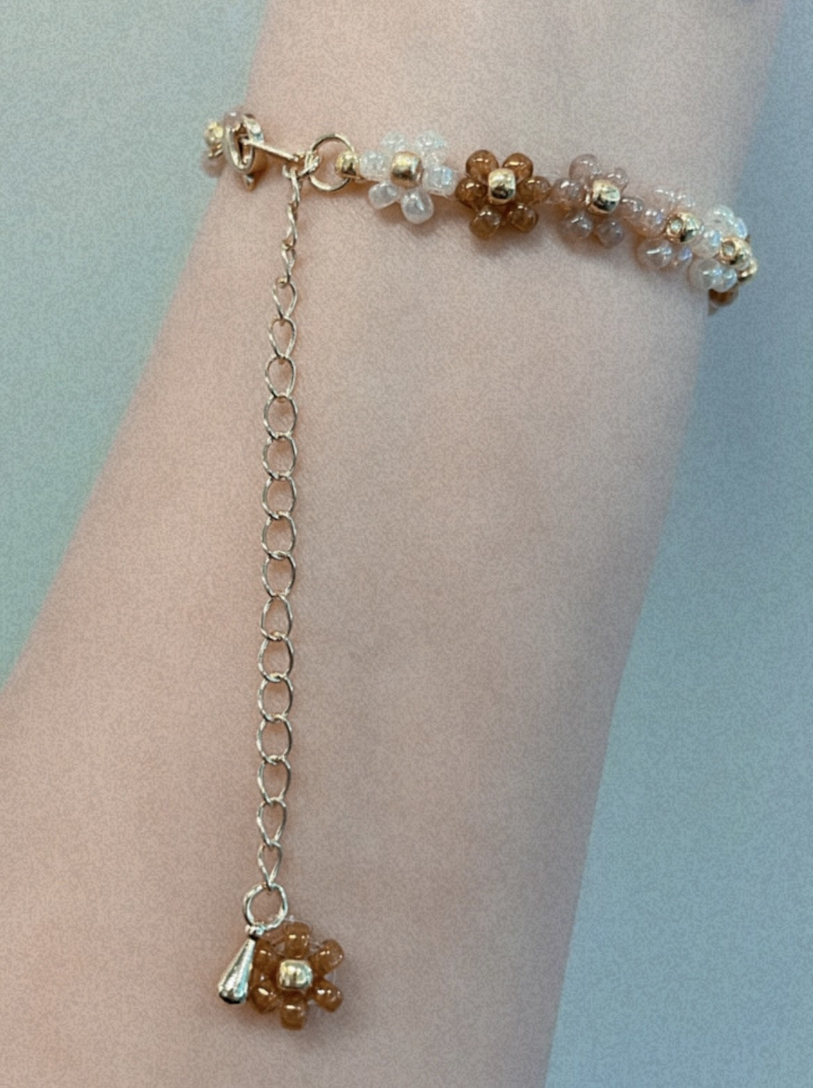 Made in Korea [預購] ❀ KR Floral Bracelet ◍ Lavender / Amber