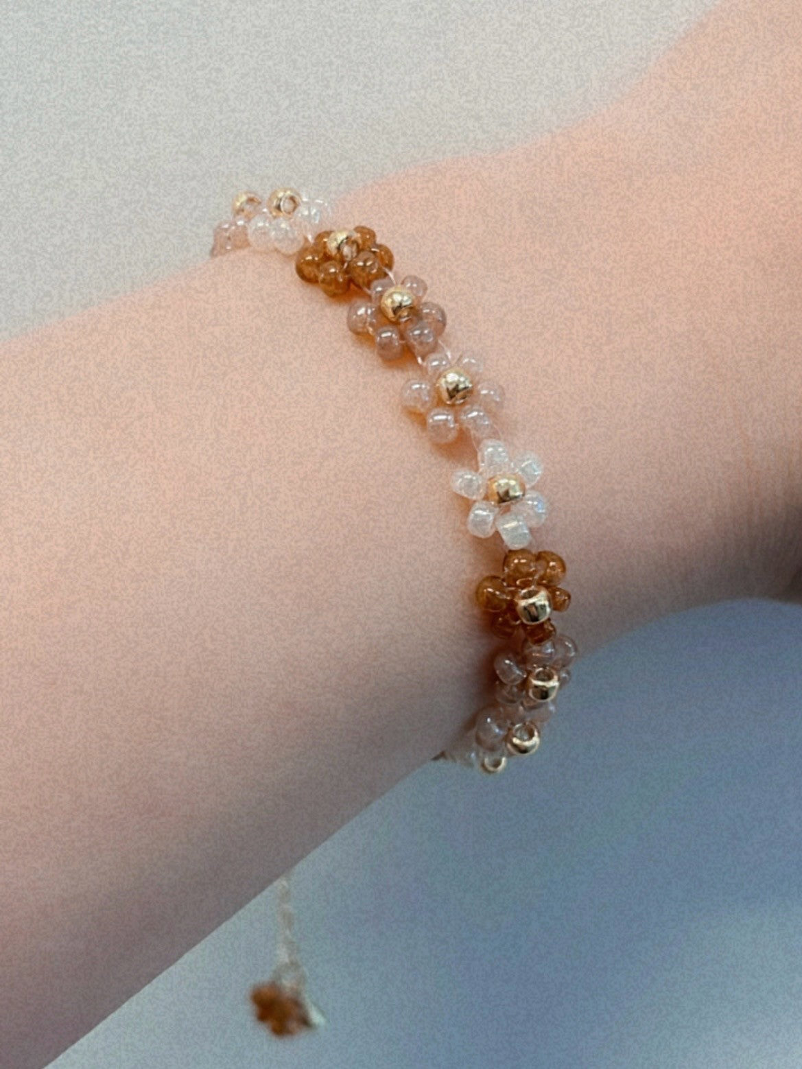 Made in Korea [預購] ❀ KR Floral Bracelet ◍ Lavender / Amber