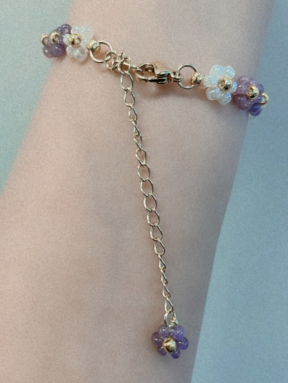 Made in Korea [預購] ❀ KR Floral Bracelet ◍ Lavender / Amber