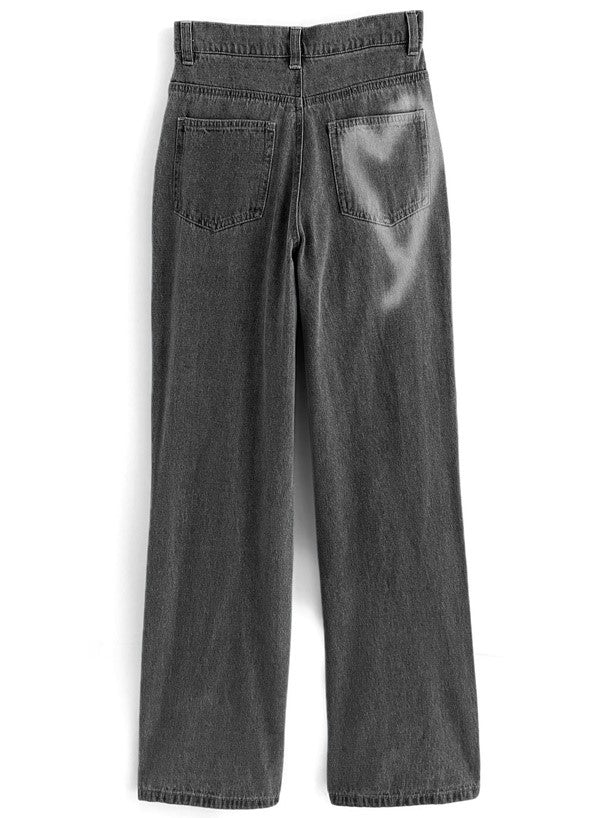 日本直送  [預購] 心心pattern．100% Cotton牛仔褲 ◍ 2色入