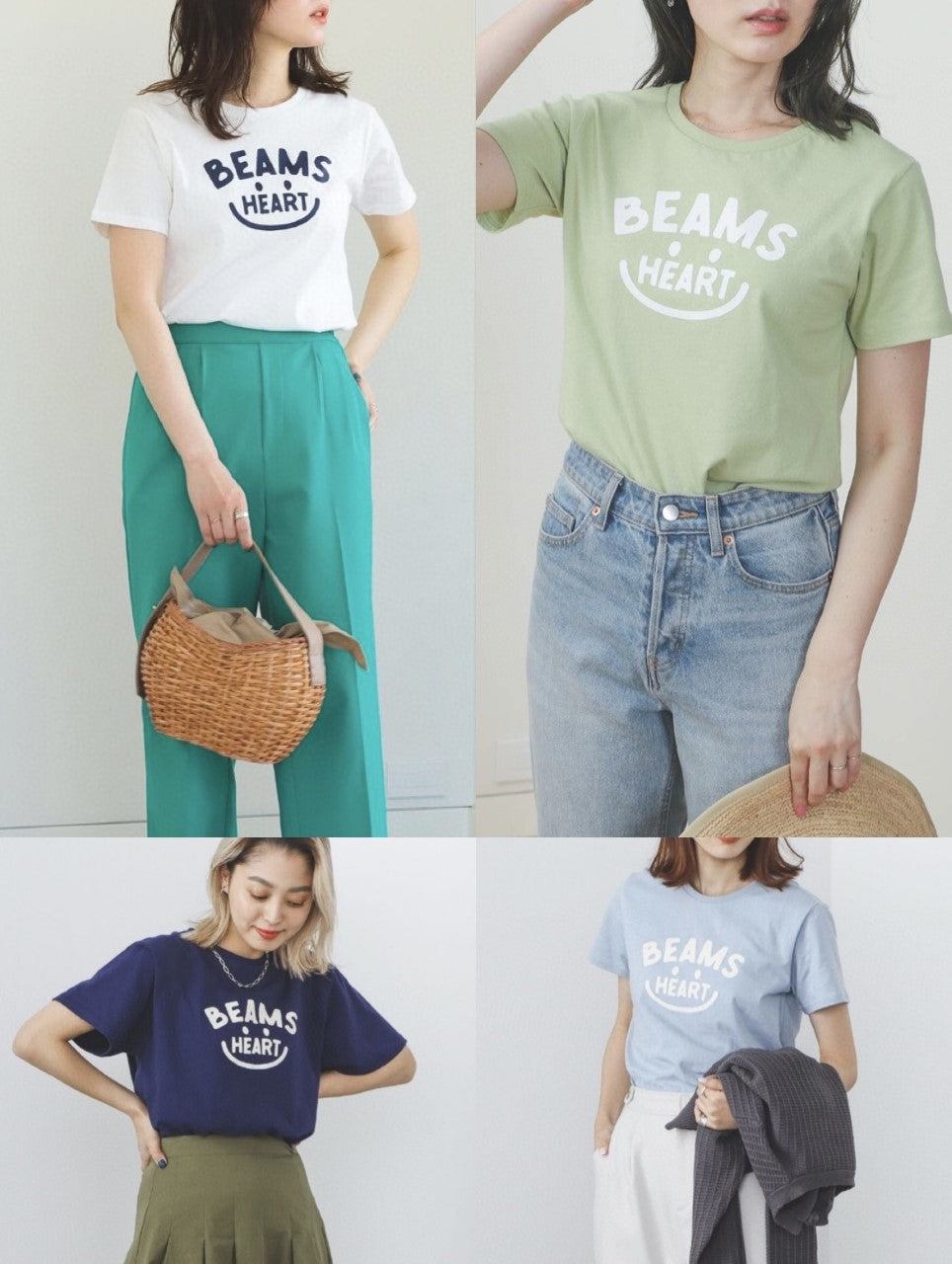 日本直送 [預購] BEAMS SMILE TOP ◍ 4色入