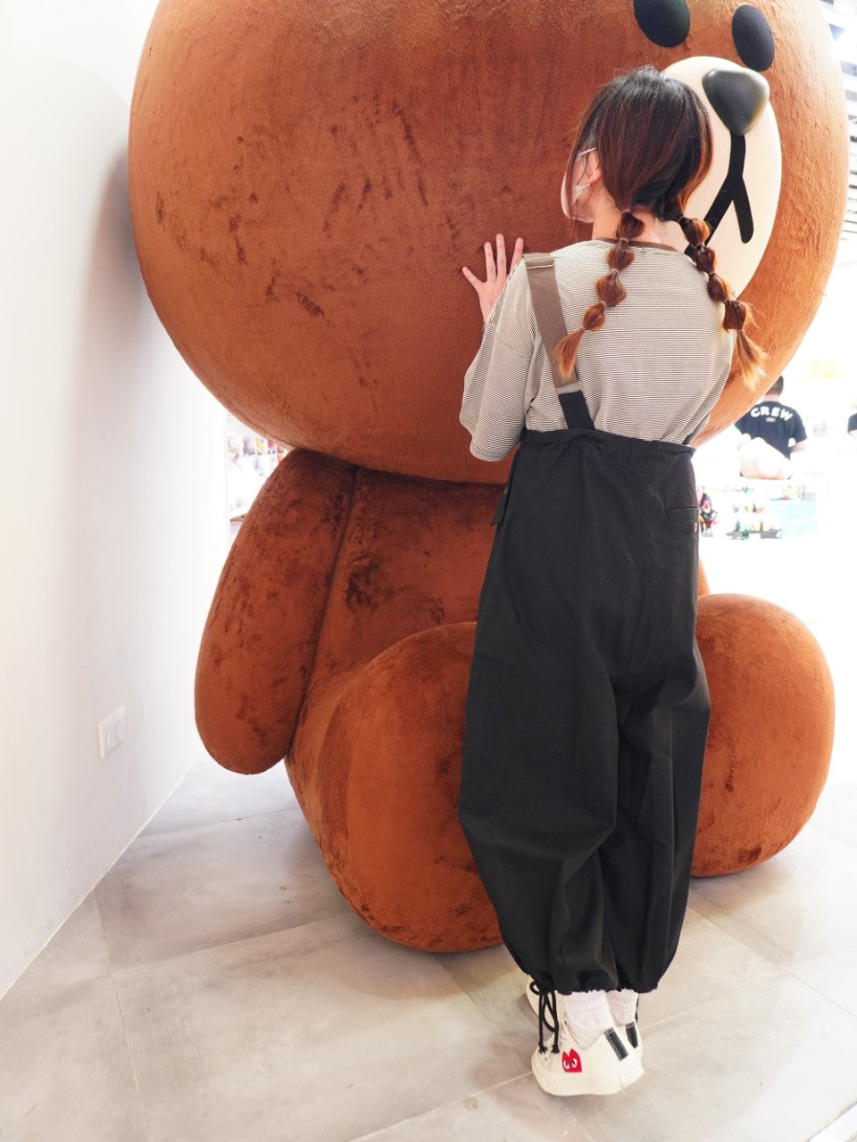 日本直送 [現貨] Balloon🎈泡泡吊帶褲 (黑色)